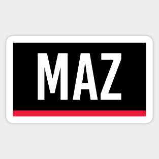 Nikita Mazepin Driver Tag Sticker